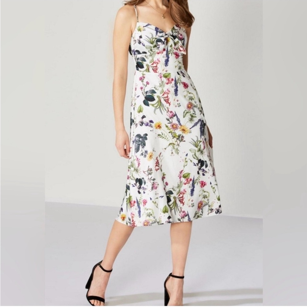 Bailey 44 Floral White Midi Dress